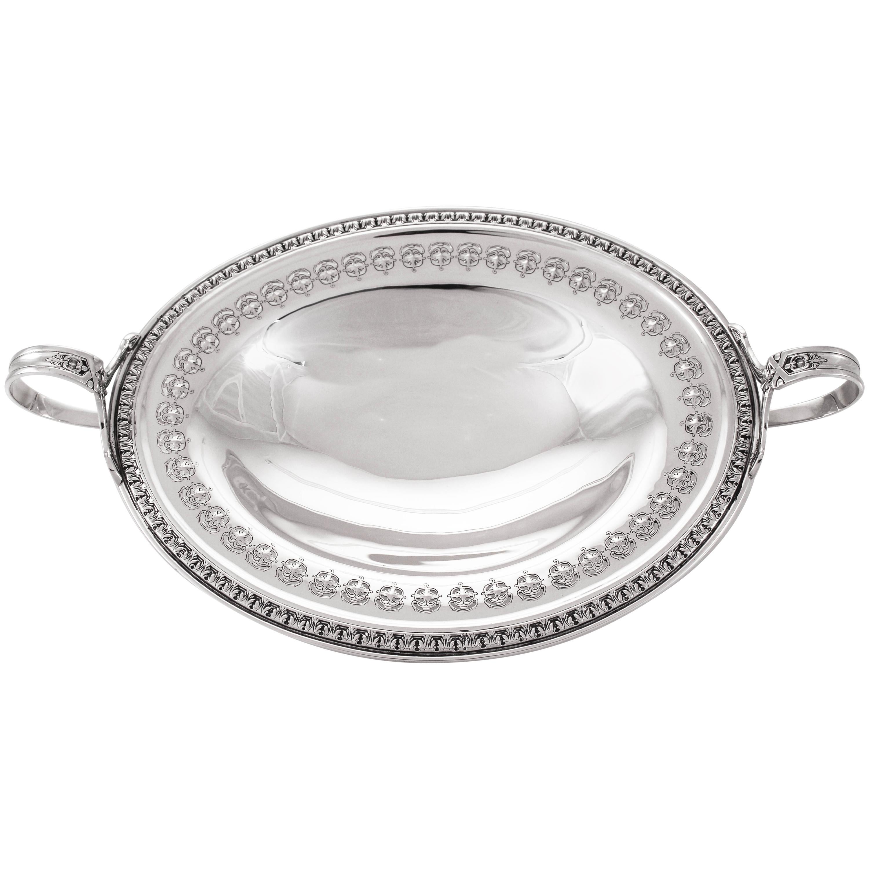 Sterling Dish with Handles