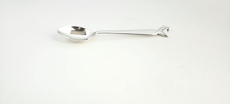 Duck Sterling Silver Baby Feeding Spoon