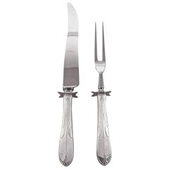 Sterling Extra Large Carving Fork and Knife Set