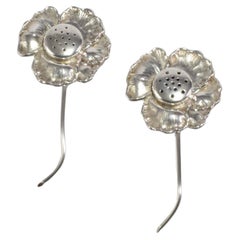 Salero y Pimentero Flor de Esterlina