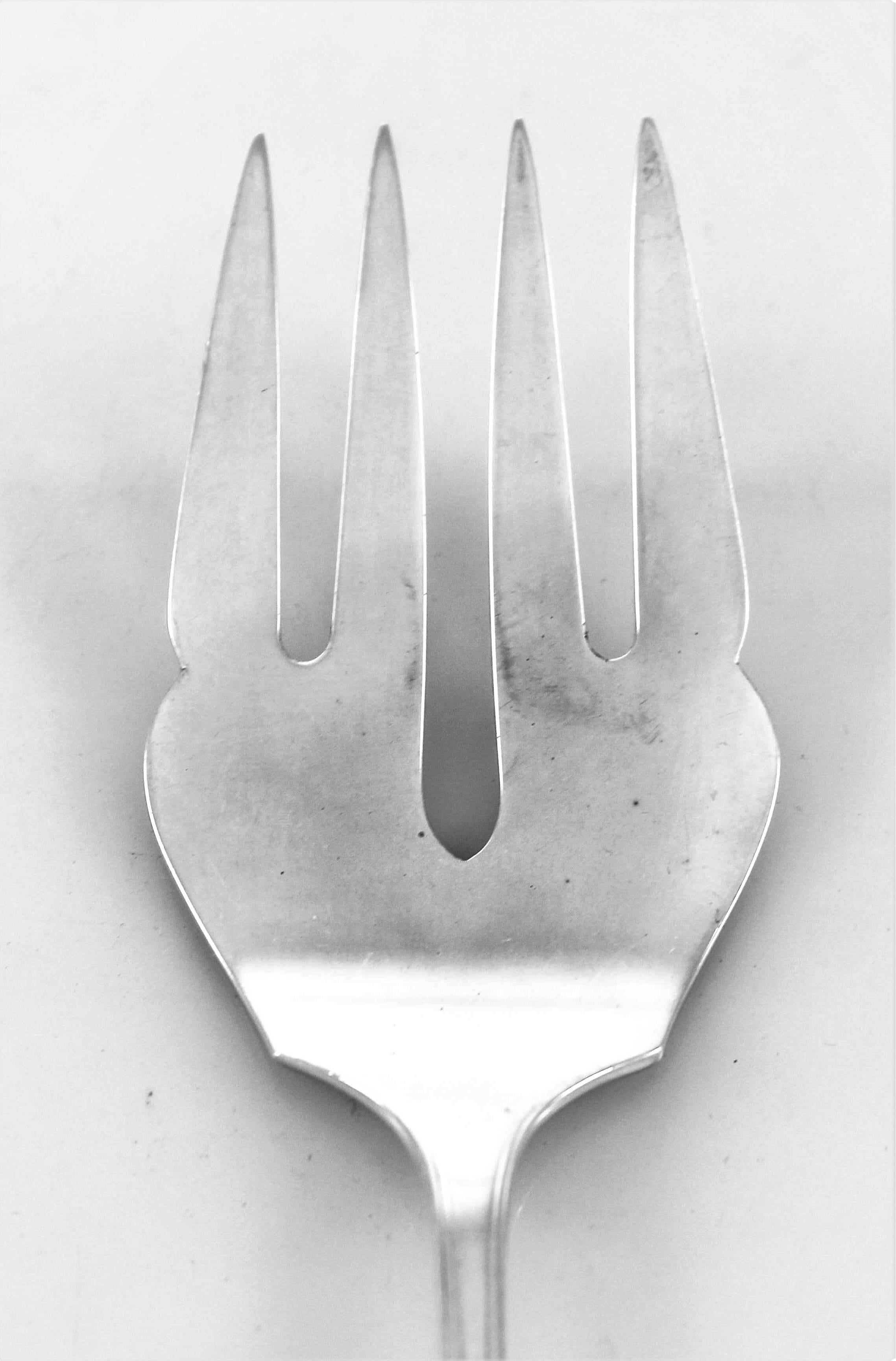 Late 19th Century Sterling Fork and Server For Sale