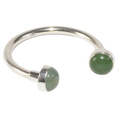 Sterling Gemstone Key Ring