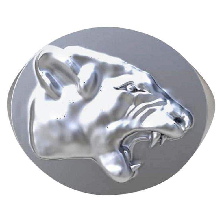 Vintage Sterling Signet Ring Owned and Worn by Hollywood Icon George ...