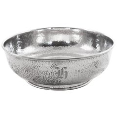 Used Sterling Hammered Bowl
