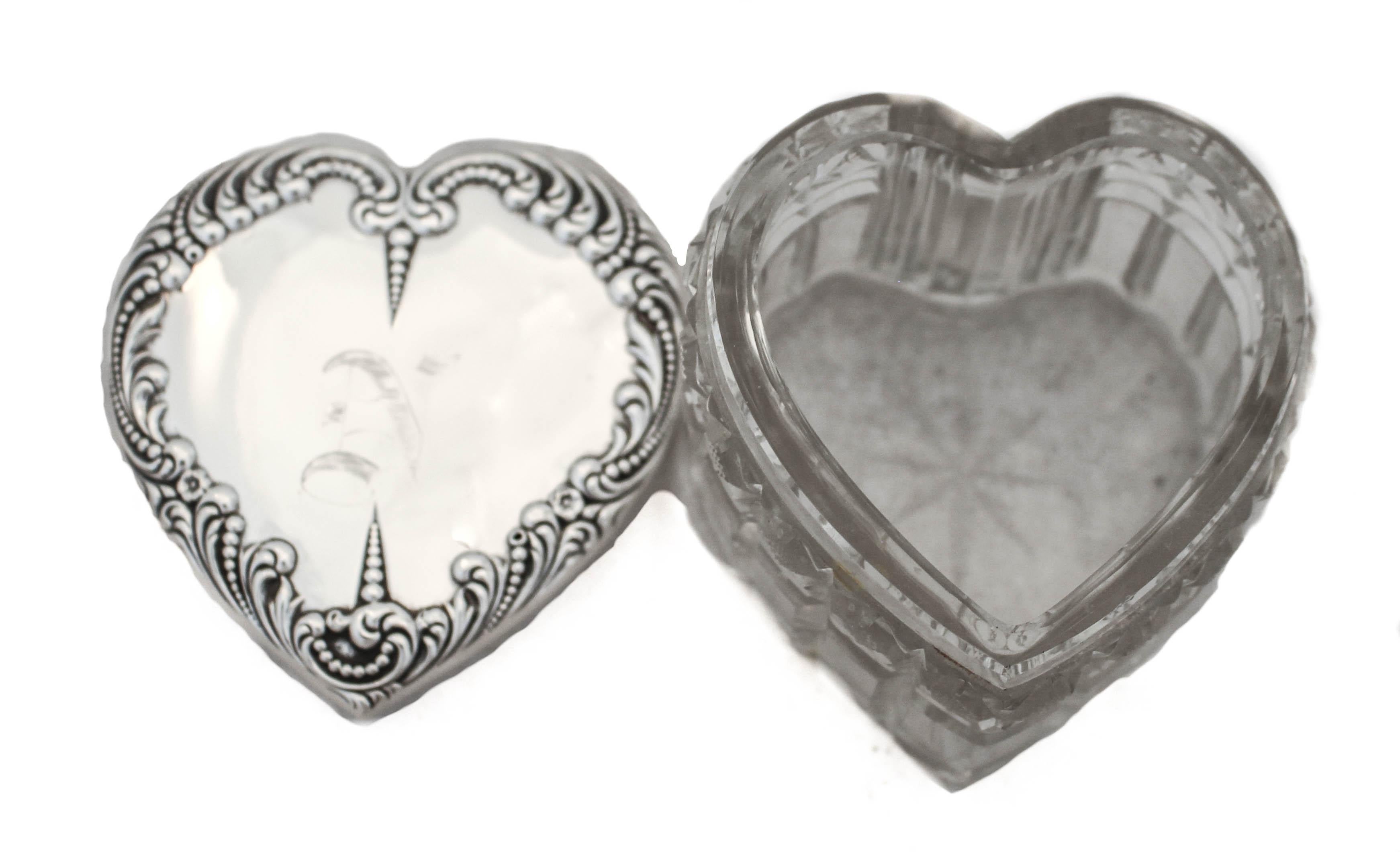 English Sterling Heart Box