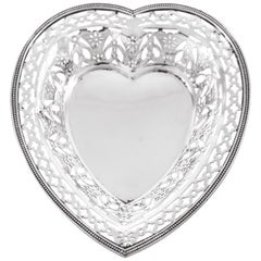 Vintage Sterling Heart Dish