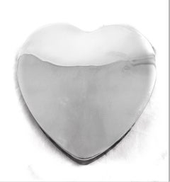 Sterling Heart Shaped Jewelry Box