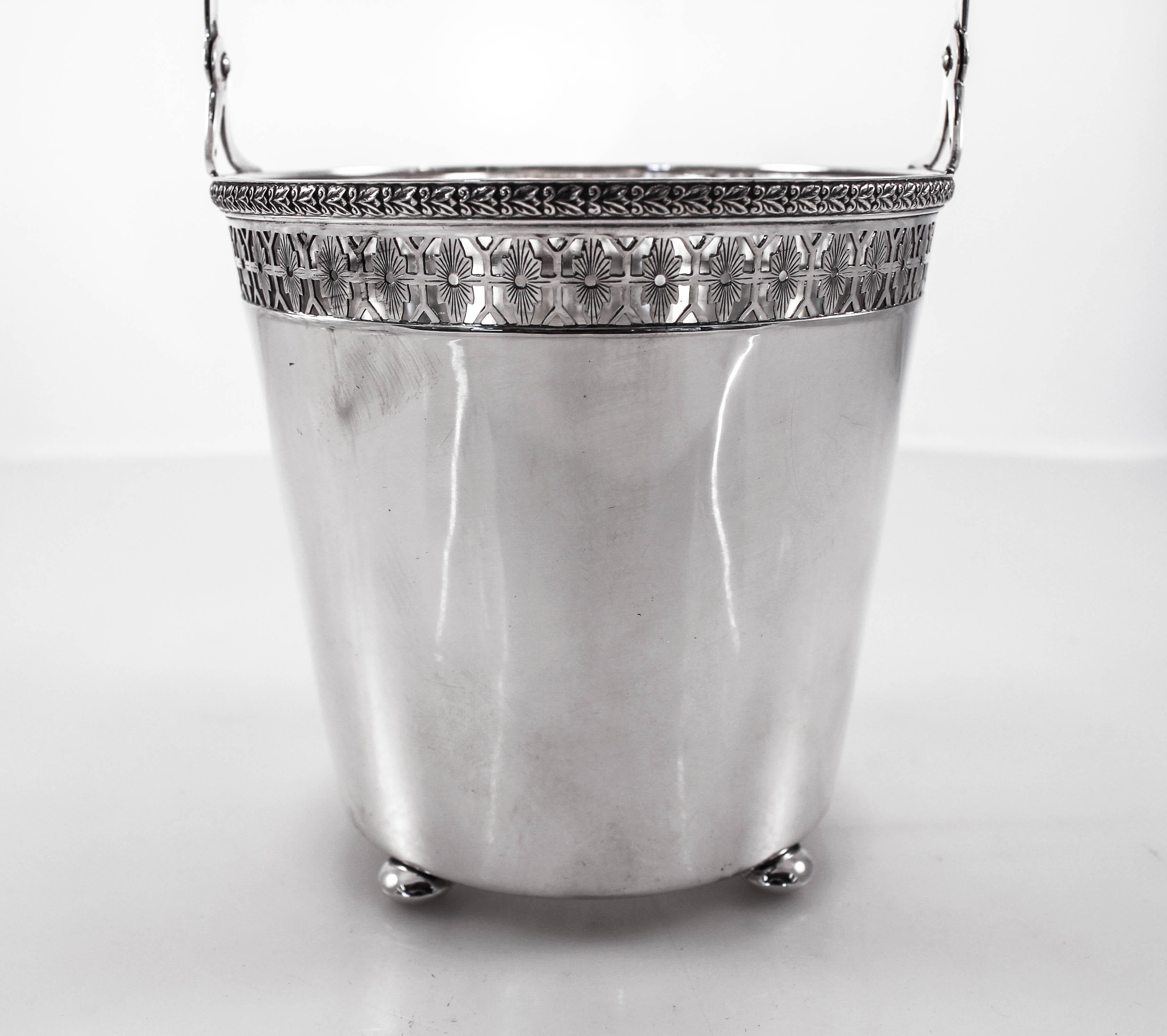 sterling silver ice bucket