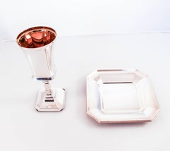 Sterling Kiddush Cup and Plate