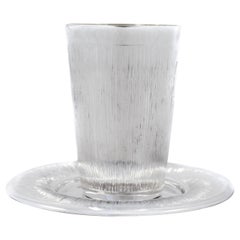Sterling Kiddush Cup and Plate