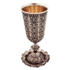 Sterling Kiddush Cup & Plate