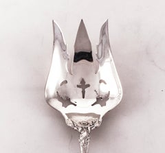 Sterling Les Six Fleur Serving Fork