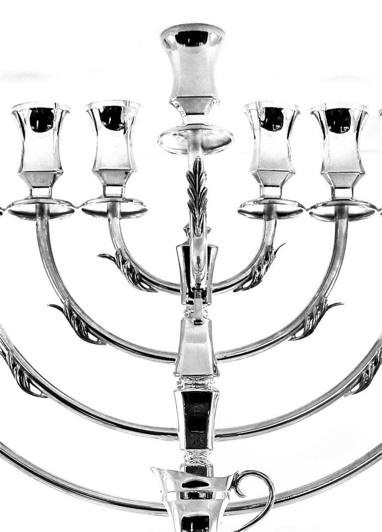Sterling Menorah For Sale at 1stDibs