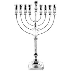 Sterling Menorah