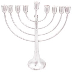 Menorah de plata