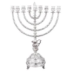 Vintage Sterling Menorah