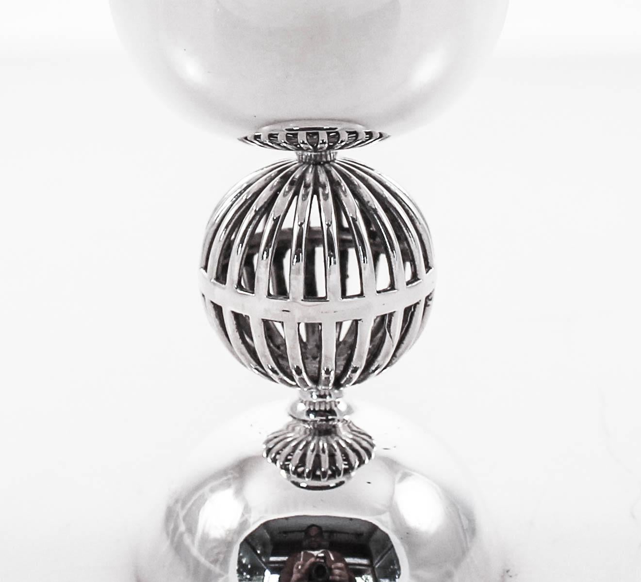 Copa 'Kiddush' Moderna de Esterlina Plata esterlina en venta
