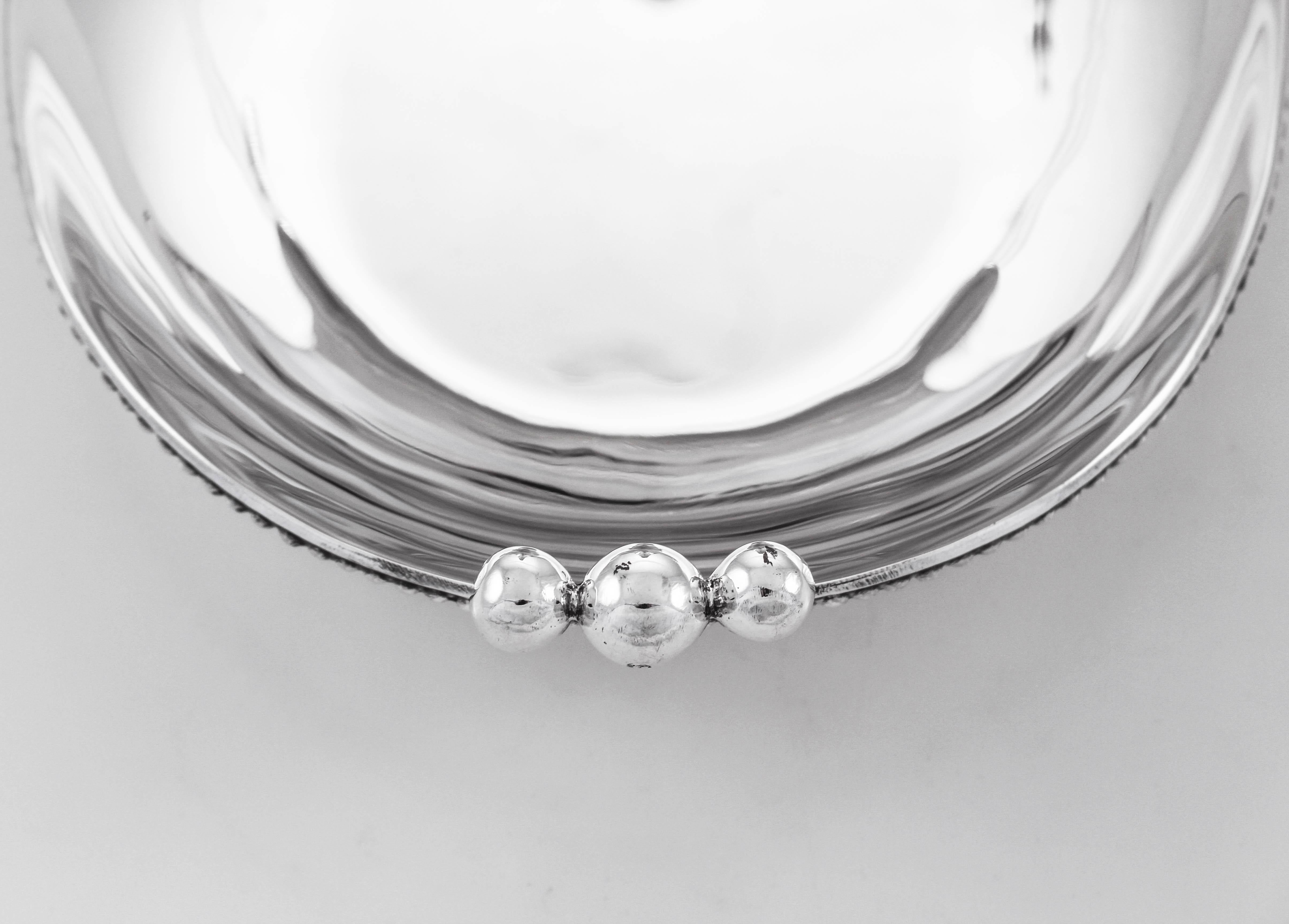 Mid-20th Century Sterling Modernism Dish