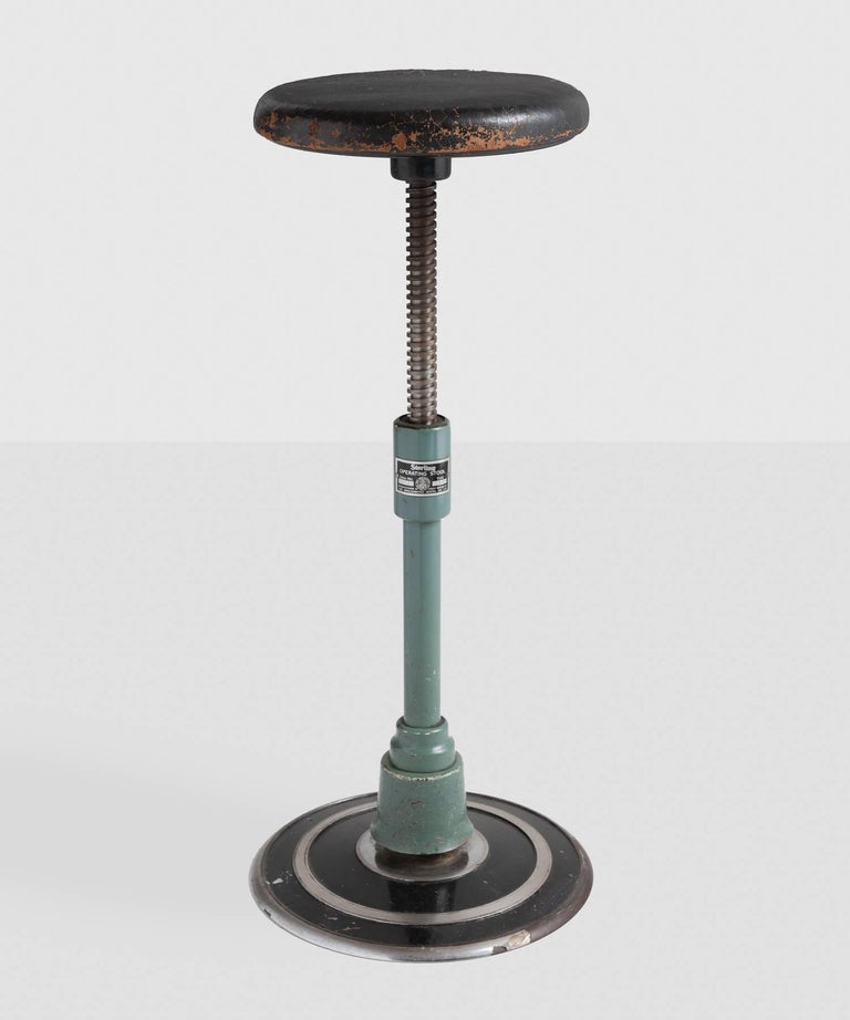 Sterling Operating Stool, circa 1940 at 1stDibs
