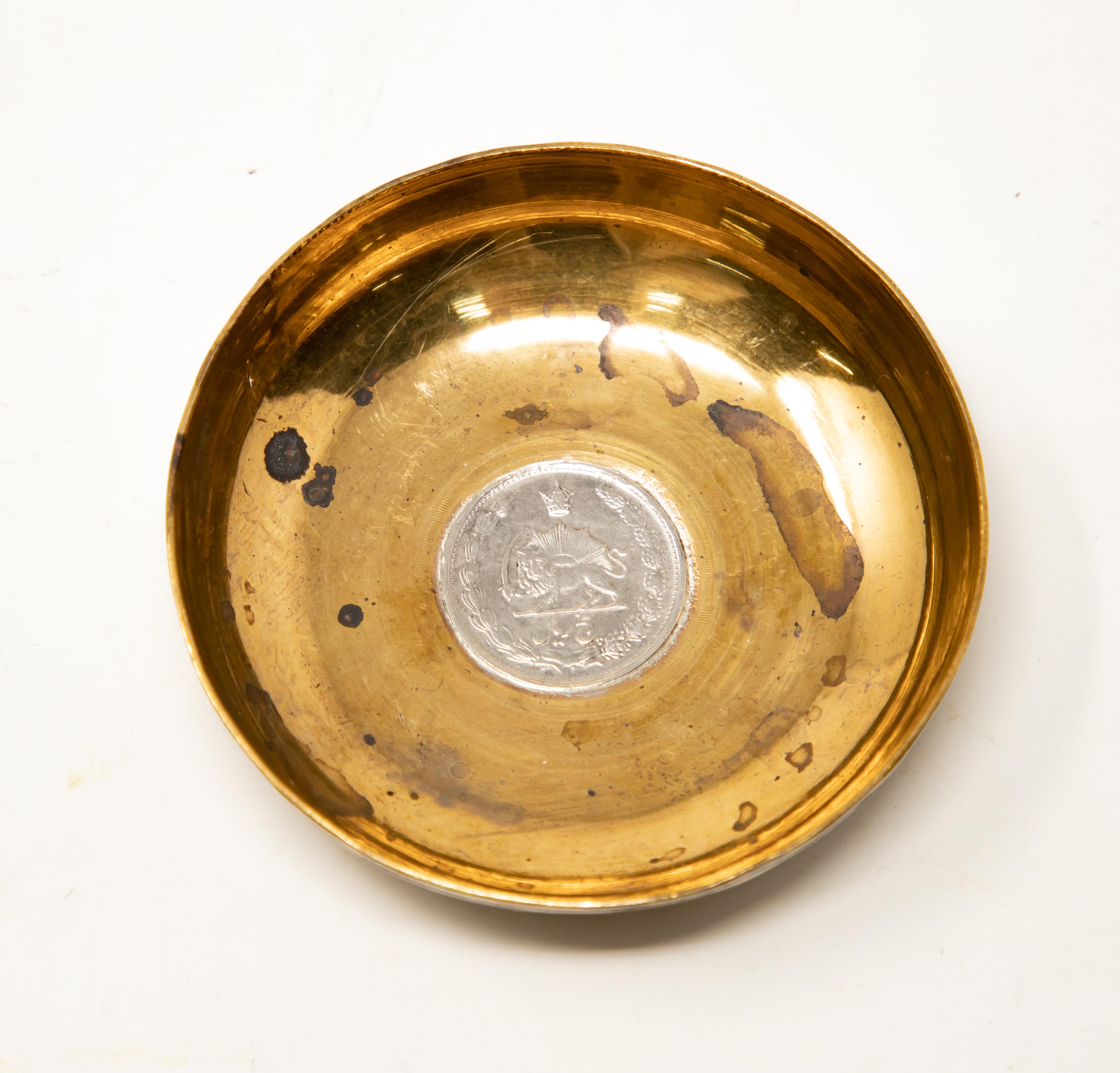 Other Sterling over Copper Coin Dish For Sale