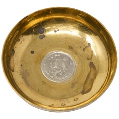 Sterling over Copper Coin Dish