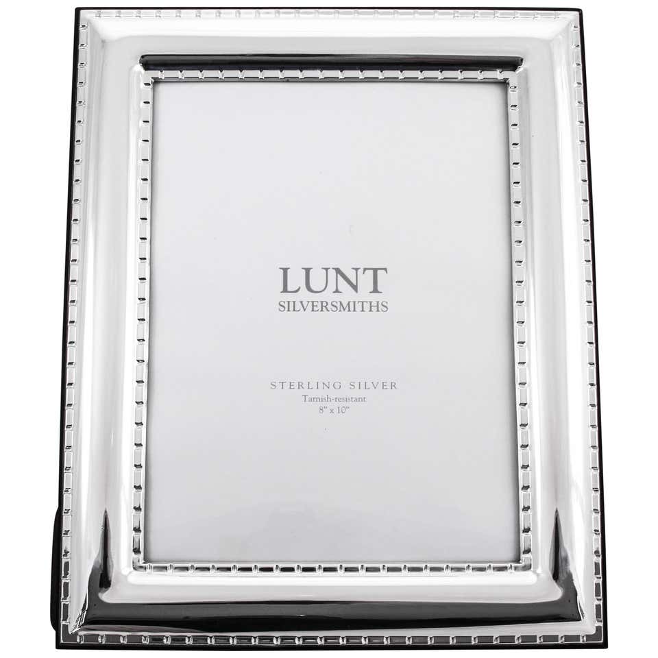 Timber Frame Silver Beautiful All-Sterling Silver Picture Frame at 1stdibs