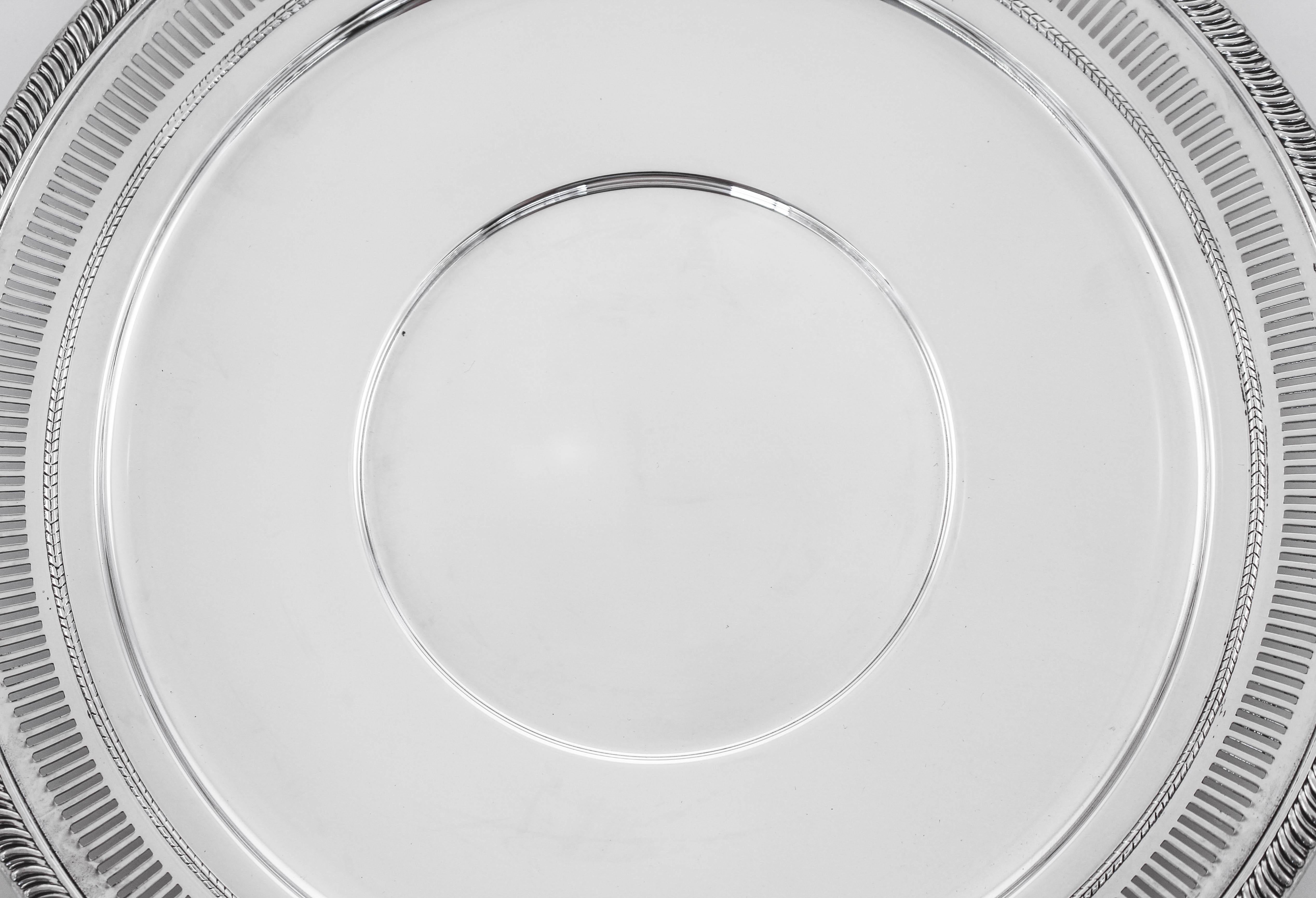 Mid-20th Century Sterling Plate