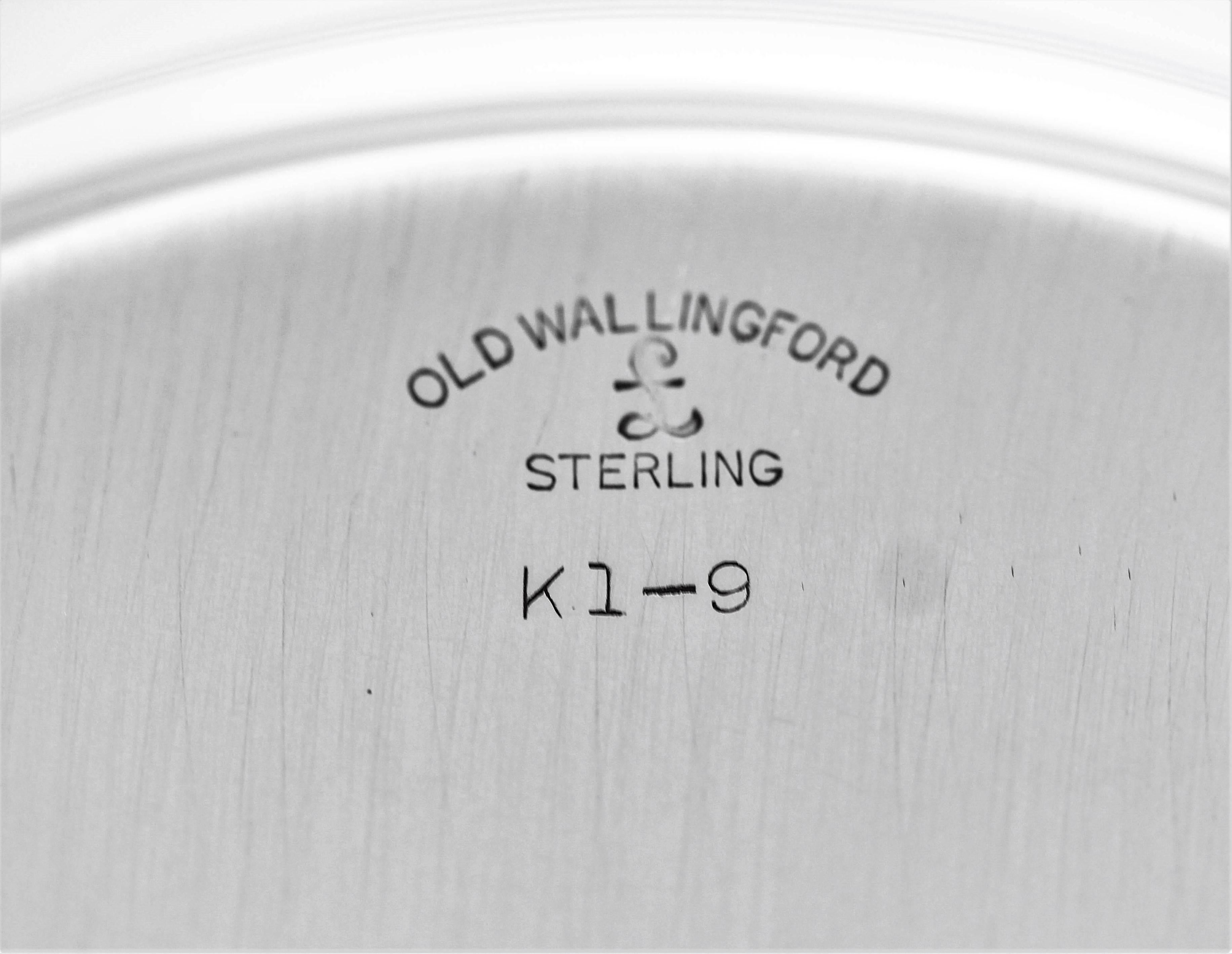 Early 20th Century Sterling Plate For Sale