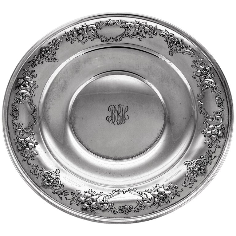 Sterling Plate For Sale at 1stDibs
