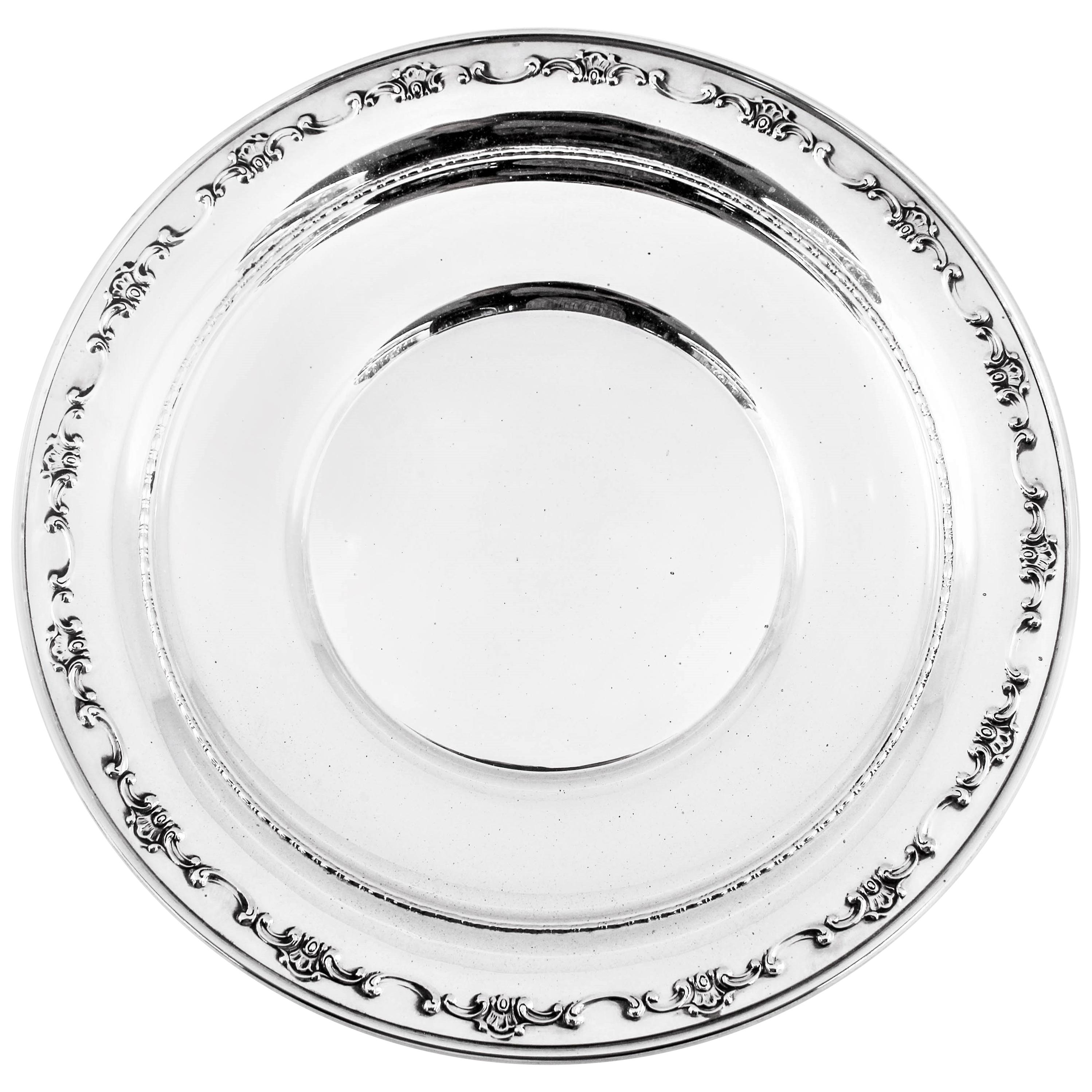 Sterling Silver Plate For Sale at 1stdibs