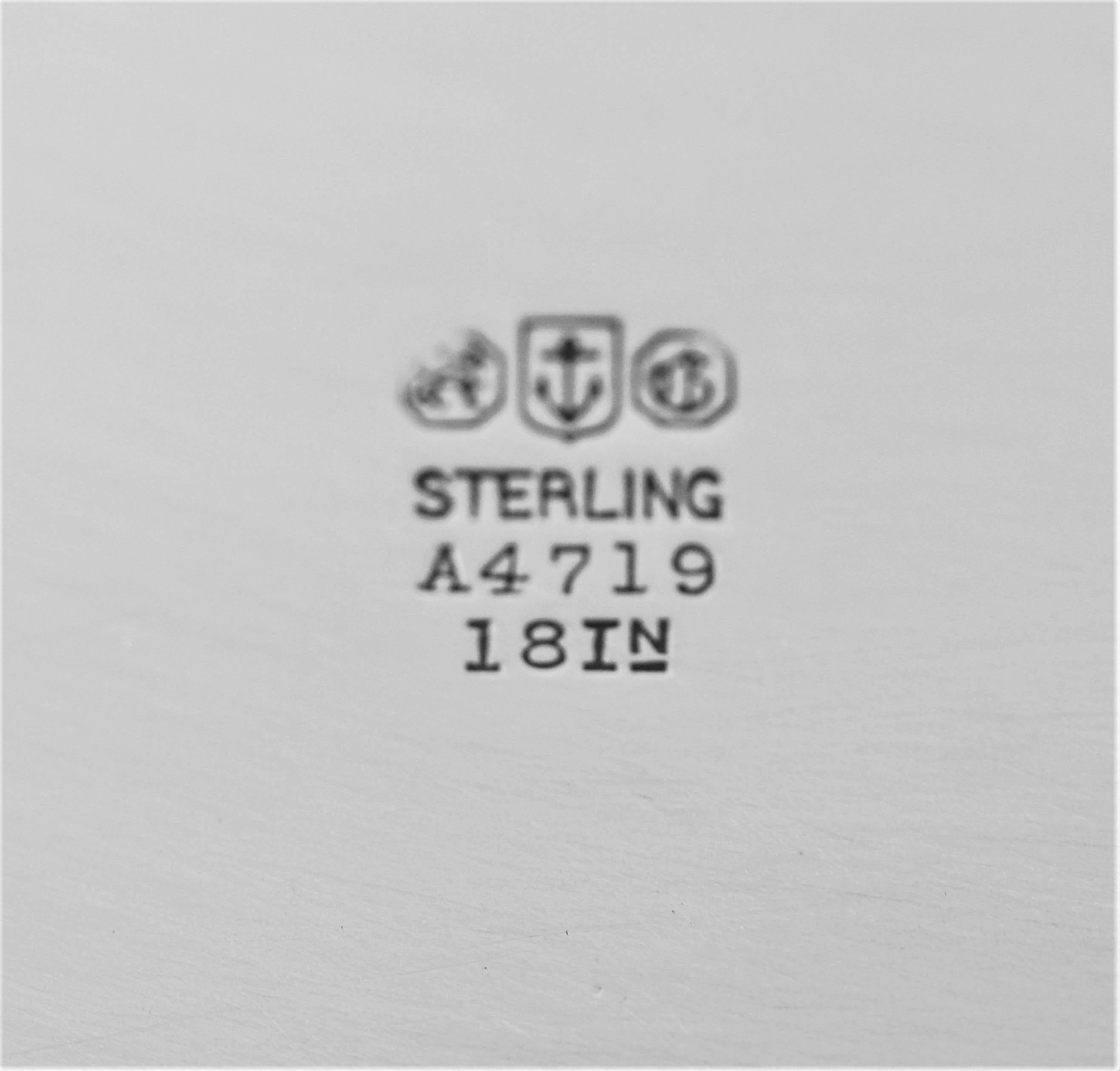Sterling Silver Sterling Platter, 1907