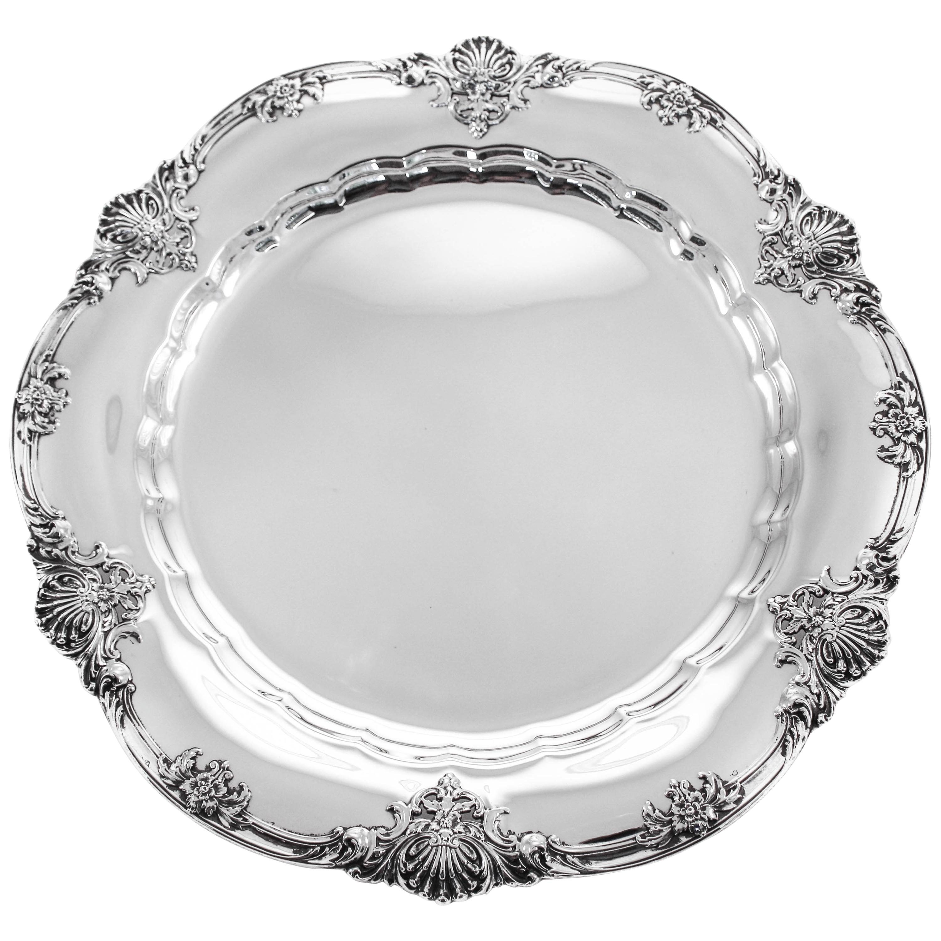 Edwardian Sterling Silver Meat Dome and Platter at 1stDibs