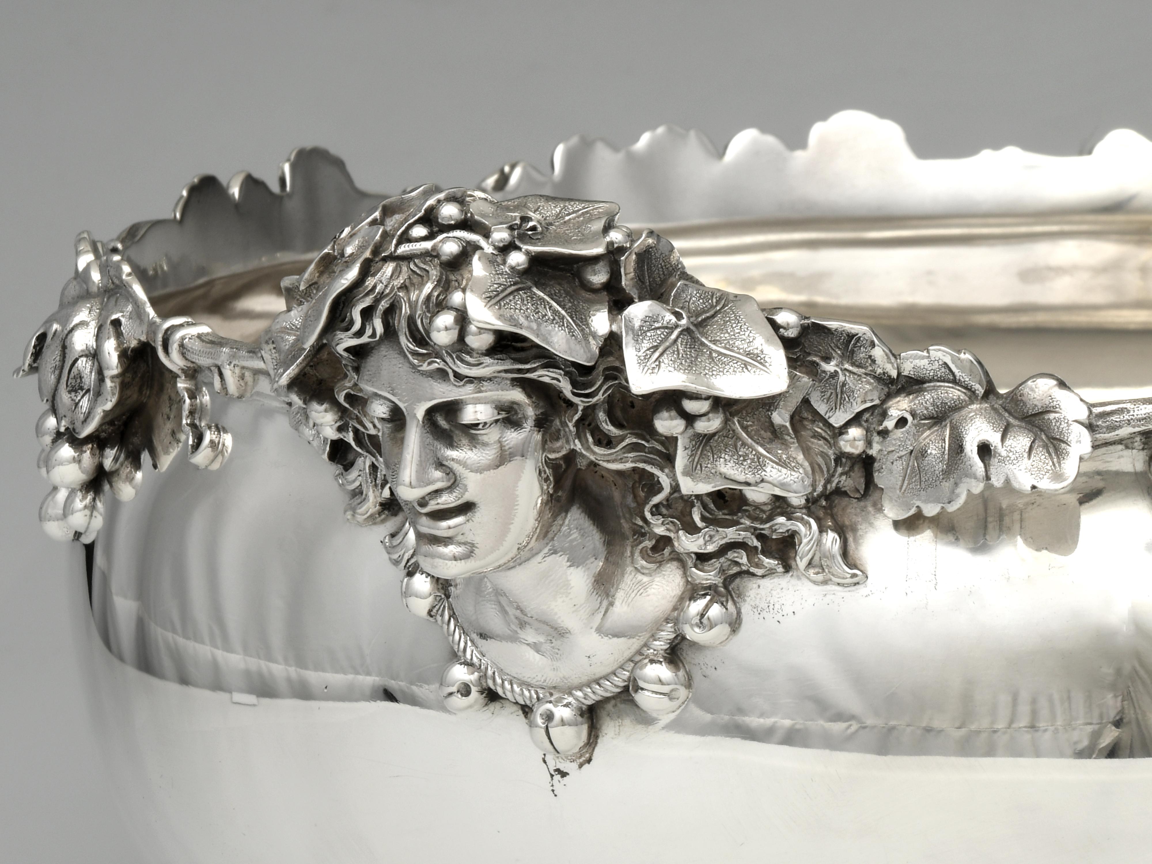 Sterling Punch Bowl 7674 von Tiffany & Co. (20. Jahrhundert) im Angebot