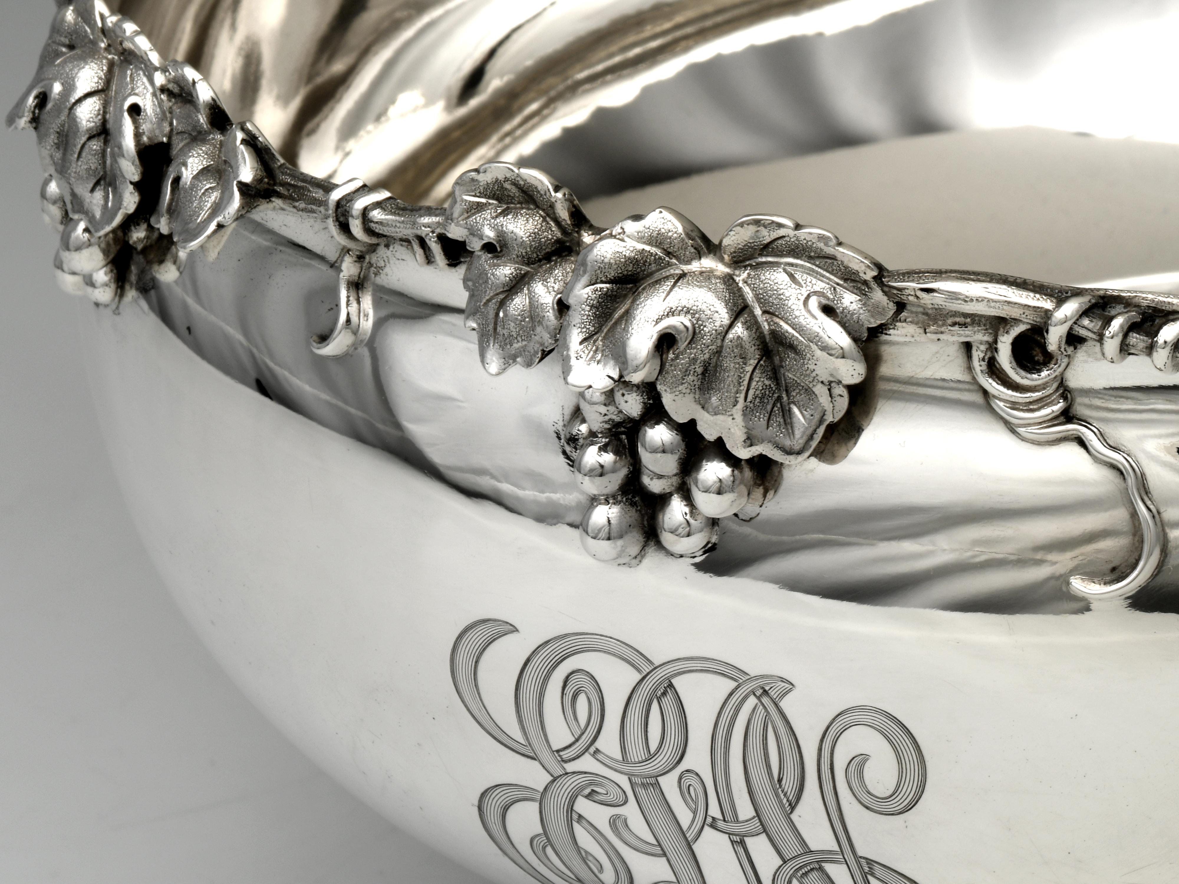 Sterling Punch Bowl 7674 von Tiffany & Co. im Angebot 1