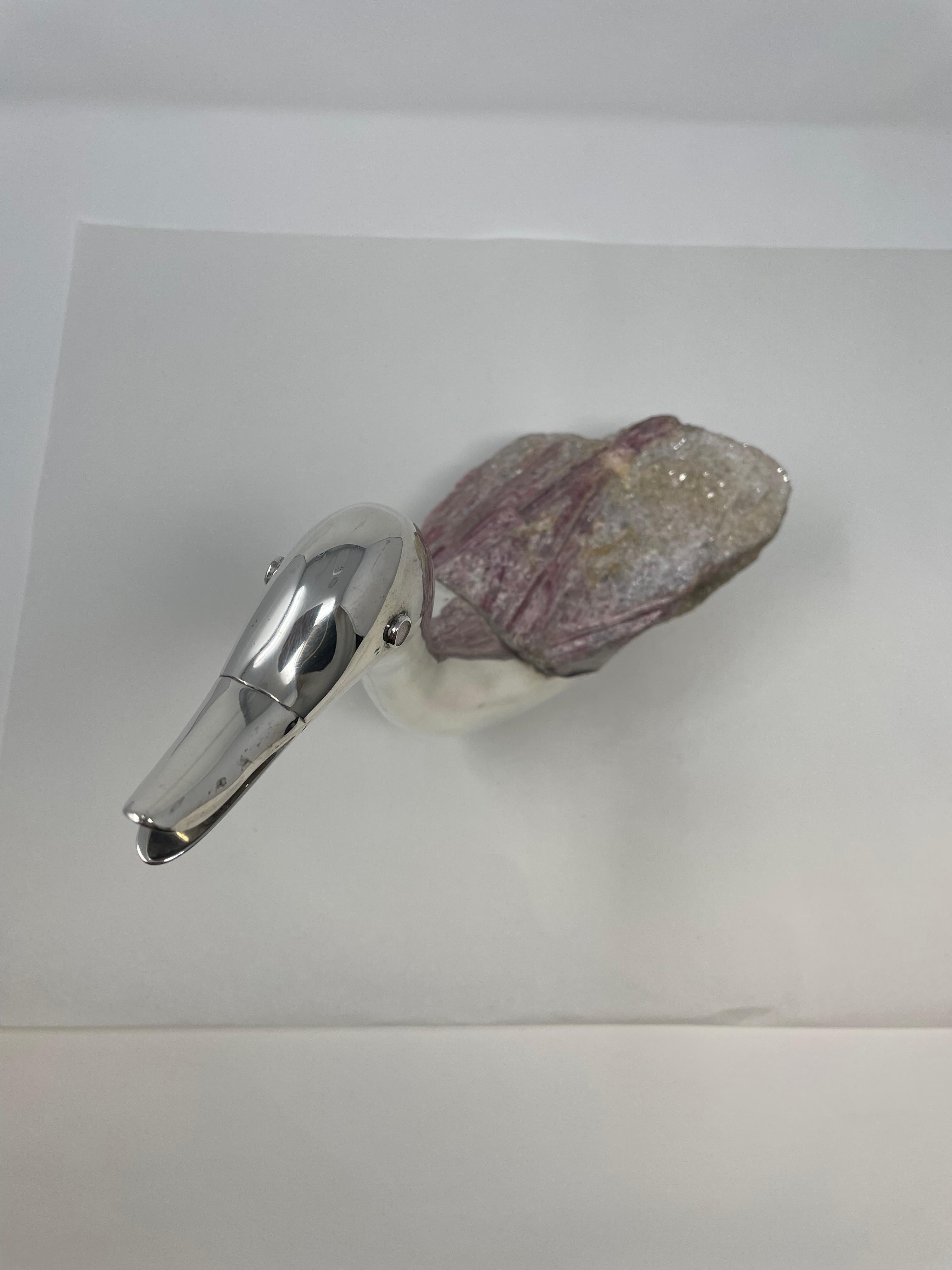 Pato de Esterlina y Cuarzo by Grupo Gal Plata esterlina en venta