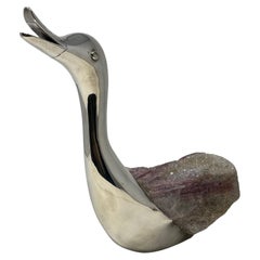 Sterling & Quartz Duck by Grupo Gal