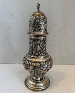 Sterling Repousse  Powdered Sugar Shaker