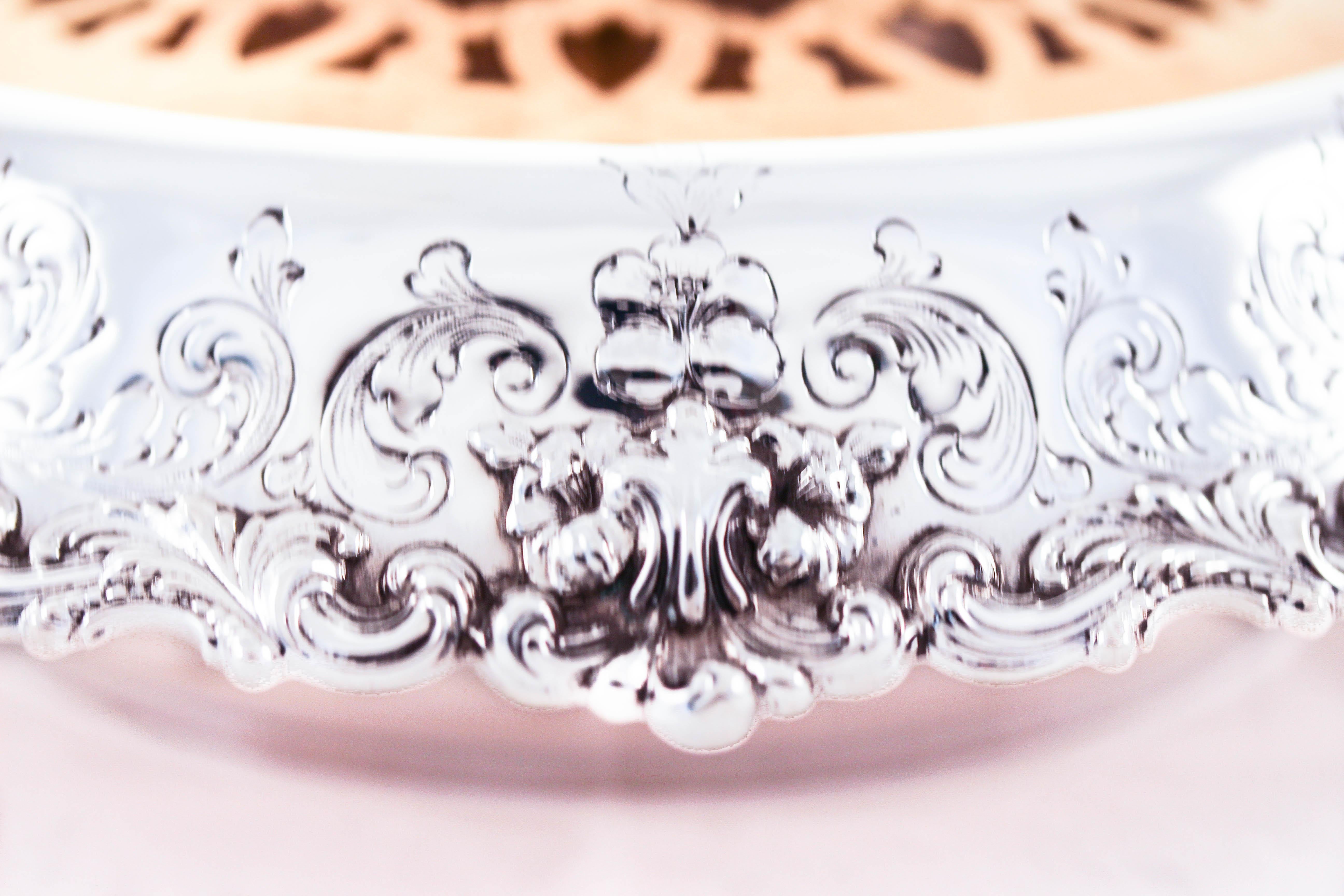 Early 20th Century Sterling Rose Bowl