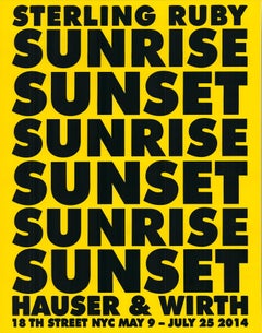 Sterling Ruby 'Sunrise Sunset' 2014 Sterling Ruby 'Sunrise Sunset' 2014