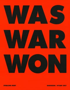 Sterling Ruby 'Was War Won' 2017