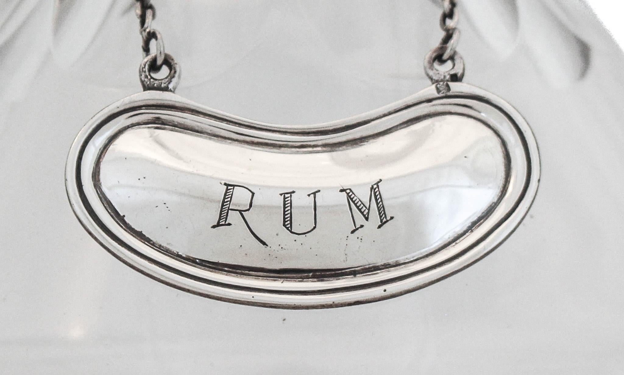 American Sterling “Rum” Liquor Label For Sale