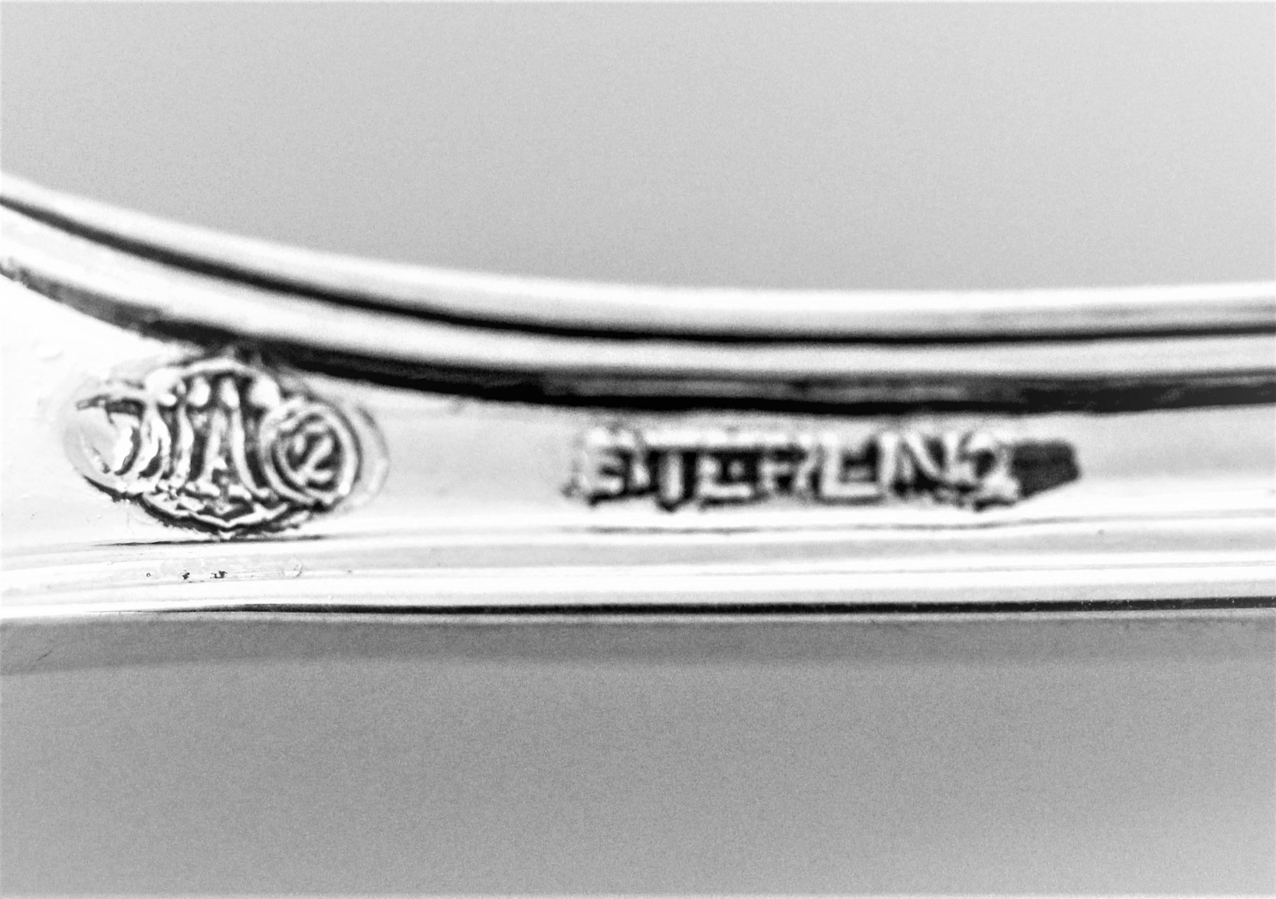 Sterling Serving Spoon, 1929 In Excellent Condition In Brooklyn, NY