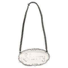 Sterling “Sherry” Decanter Tag