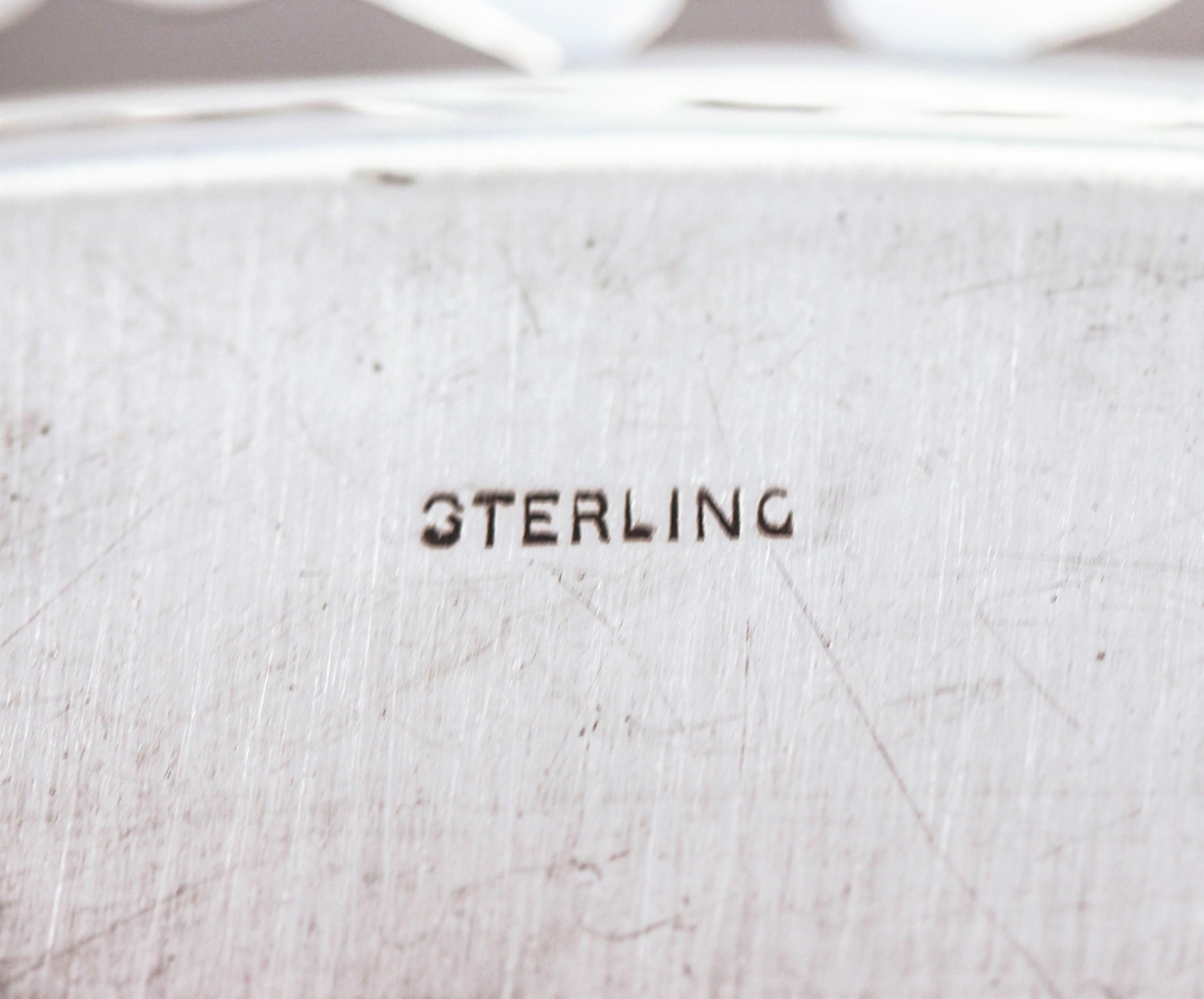 Late 19th Century Sterling Shiebler Breadbasket For Sale