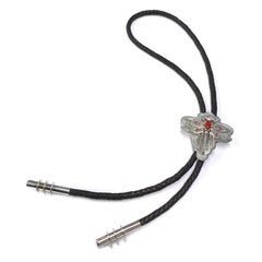 Sterling Silver 14 Karat Coral Dragonfly Bolo