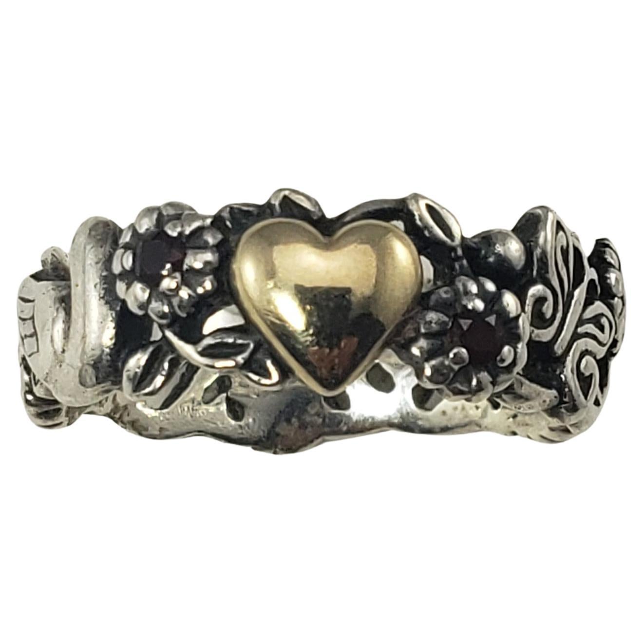 Sterling Silver/14 Karat Yellow Gold Ring