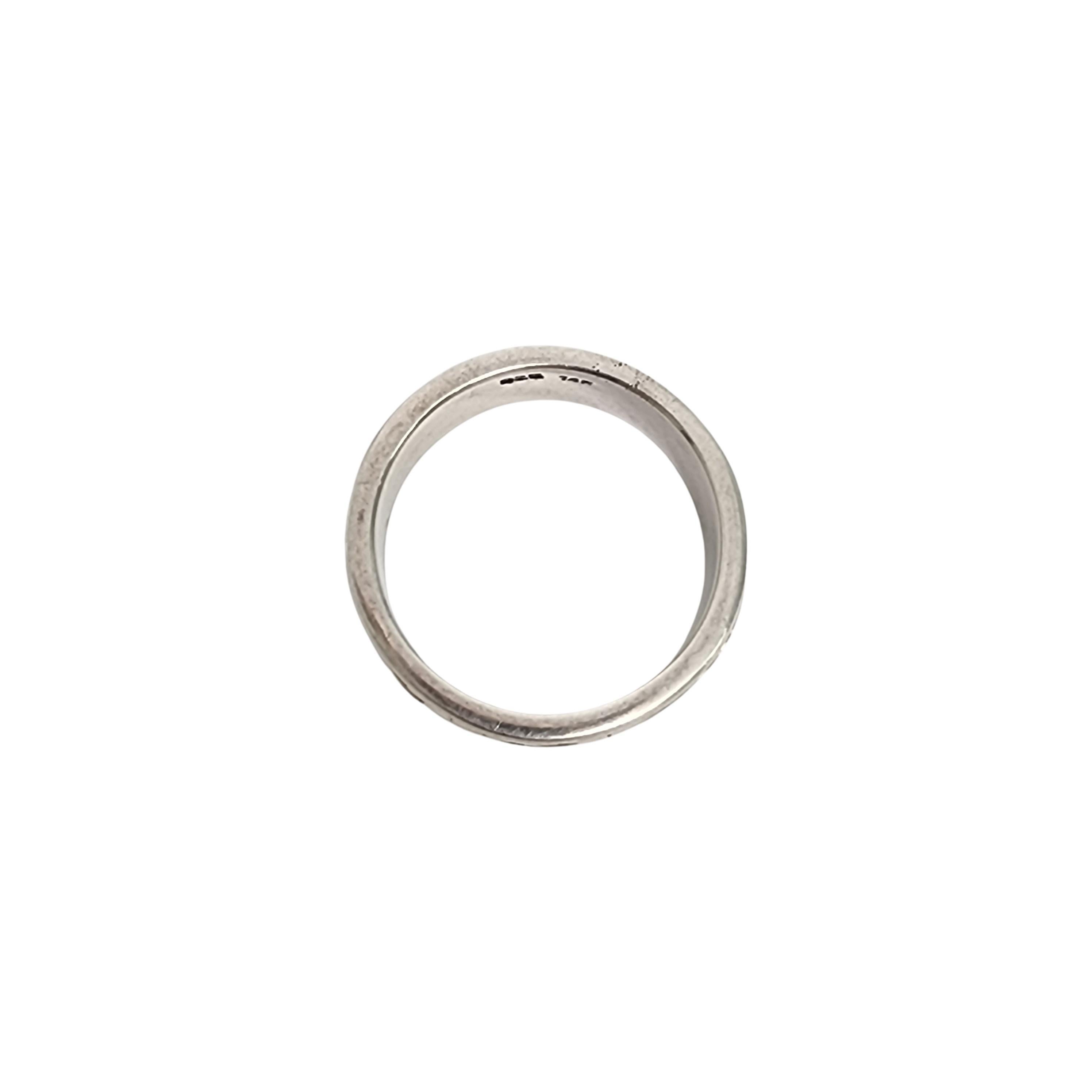 Sterling Silber 14K Gold Akzent Celtic Knotenband Ring Größe 8 #16693 im Angebot 1