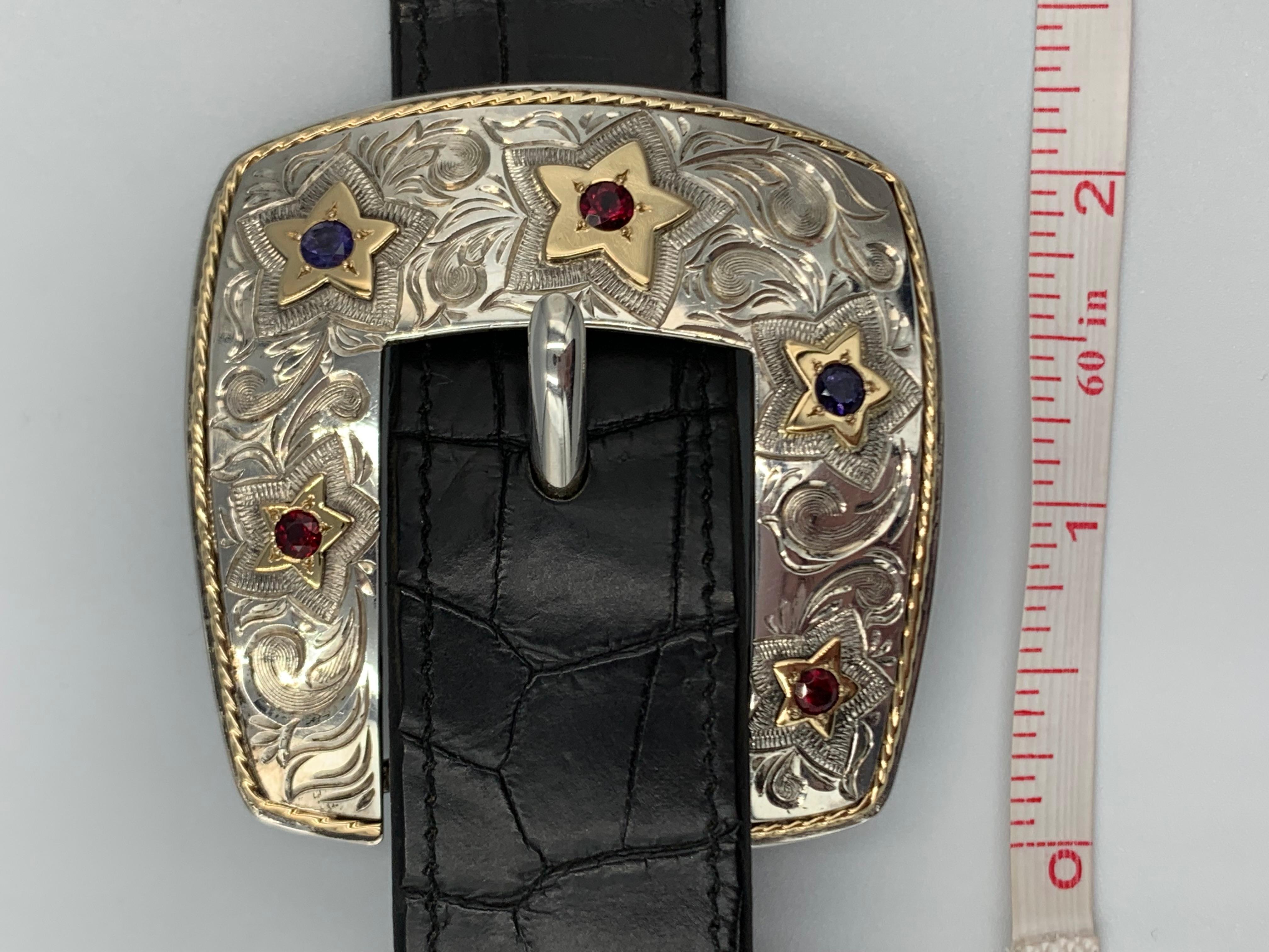 Ensemble boucle Ranger 4 pièces en argent sterling et or 18 carats par Mona Van Riper en vente 6