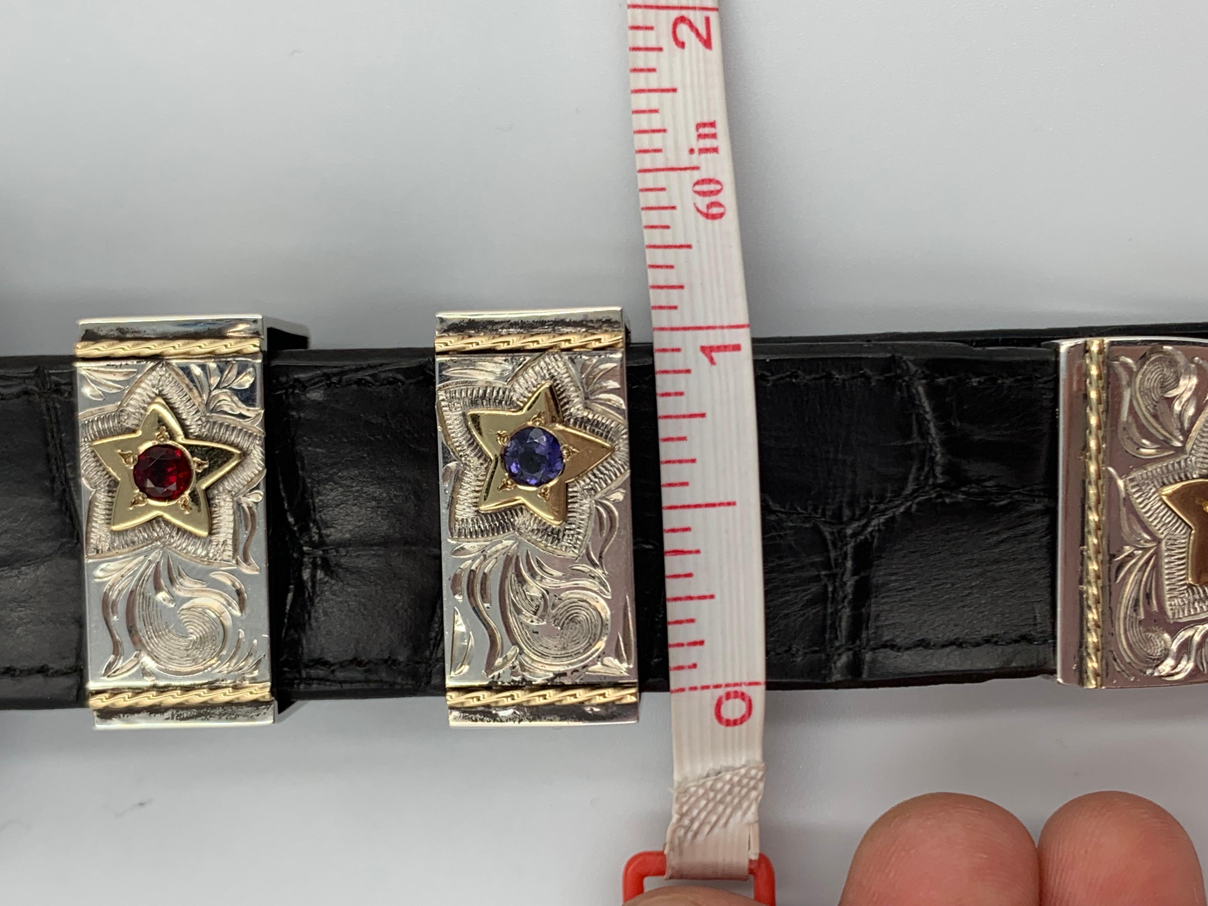 Ensemble boucle Ranger 4 pièces en argent sterling et or 18 carats par Mona Van Riper en vente 9