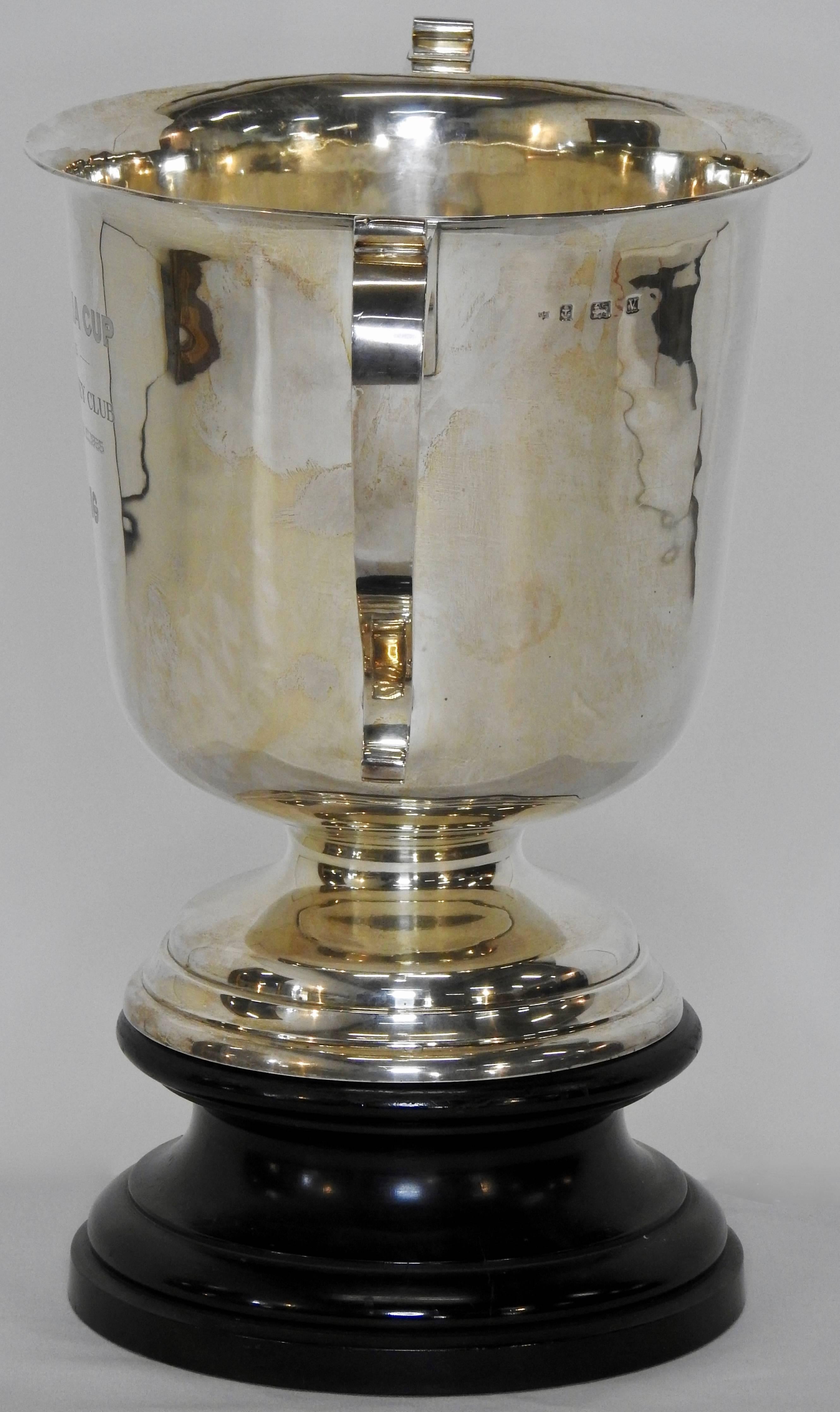 Metalwork Sterling Silver 1925 Kentucky Latonia Horse Race Cup For Sale
